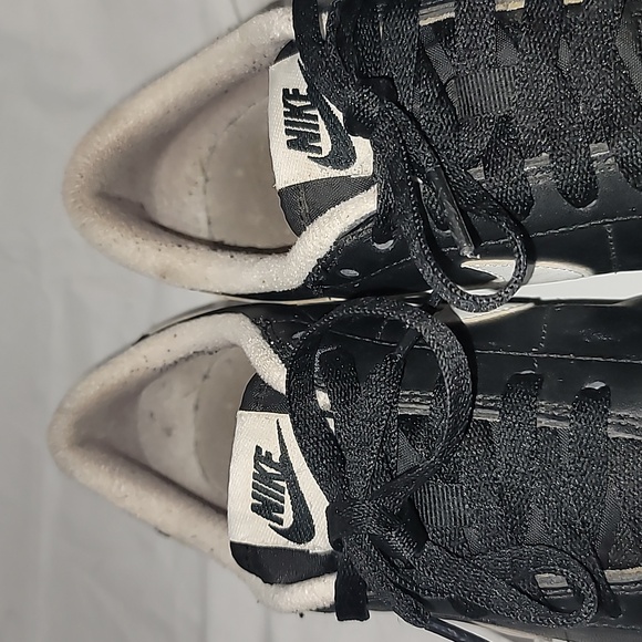 Nike Cortez 72 Shoes Black White Leather Running 316418-012 Size 6.5 - Picture 8 of 11